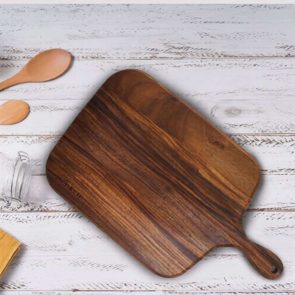 Premium Sheesham Wood Cutting Board – Durable Wooden Chopping Board for Kitchen | Natural Hardwood Butcher Block