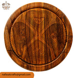 Handcrafted Foldable Wooden Dry Fruit Basket – Decorative Serving Basket for Kitchen & Table Decor