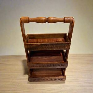 Handmade Wooden Spoon Rack for Kitchen – Wall Mounted Cooking Utensil Holder Organizer
