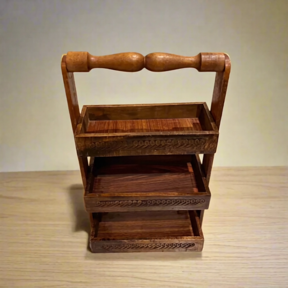 Handmade Wooden Spoon Rack for Kitchen – Wall Mounted Cooking Utensil Holder Organizer