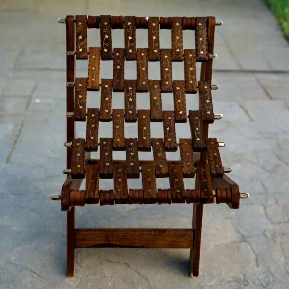 Handcrafted Wooden Table Lamp with Warm Light – Decorative Bedside & Living Room Lamp