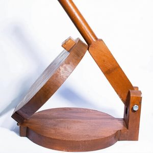 High Quality Wooden Roti Maker – Manual Chapati & Tortilla Dough Press | Handcrafted Kitchen Tool