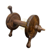 Hand-Painted Wooden Kitchen Tissue Roll Stand – Decorative Paper Towel Holder for Countertop