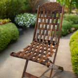 Handcrafted Wooden Foldable Chair – Durable Portable Traditional Seating Chair
