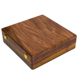 Handcrafted 15-Slot Wooden Watch Box – Premium Watch Organizer with Red Velvet Interior & Solid Wooden Lid