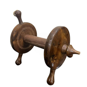 Hand-Painted Wooden Kitchen Tissue Roll Stand – Decorative Paper Towel Holder for Countertop