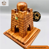 Handcrafted Mazar-e-Quaid Wooden Decoration Piece – Pakistani Landmark Home Décor