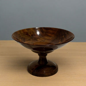 Handcrafted Wooden Fruit Bowl – 12 Inch Rosewood Decorative Bowl for Dining Table & Kitchen